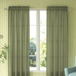 VCNY Home Madison 76in x 84in Curtain Rod Pocket Panels Pair Color Sage Green